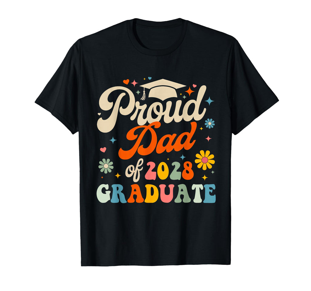 Dad Senior Class Graduation Proud Dad T-Shirt - Custom Art Print Unisex - T-Shirt, Sweatshirt, Hoodie