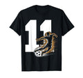11 Soccer Birthday Gift Soccer Fan T-Shirt - Novelty Apparel Men Women - T-Shirt, Sweatshirt, Hoodie
