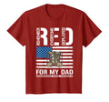 Red Friday My Dad Military Veteran T-Shirt - Aesthetic Graphic Unisex - T-Shirt, Sweatshirt, Hoodie