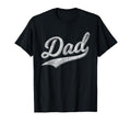 Dad Fathers Day Baseball Script Cursive T-Shirt - Custom Art Print Unisex - T-Shirt, Sweatshirt, Hoodie