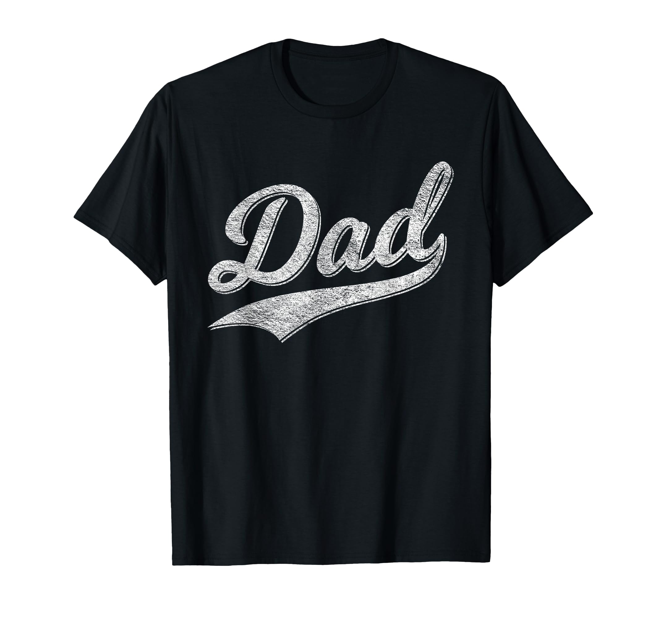 Dad Fathers Day Baseball Script Cursive T-Shirt - Custom Art Print Unisex - T-Shirt, Sweatshirt, Hoodie