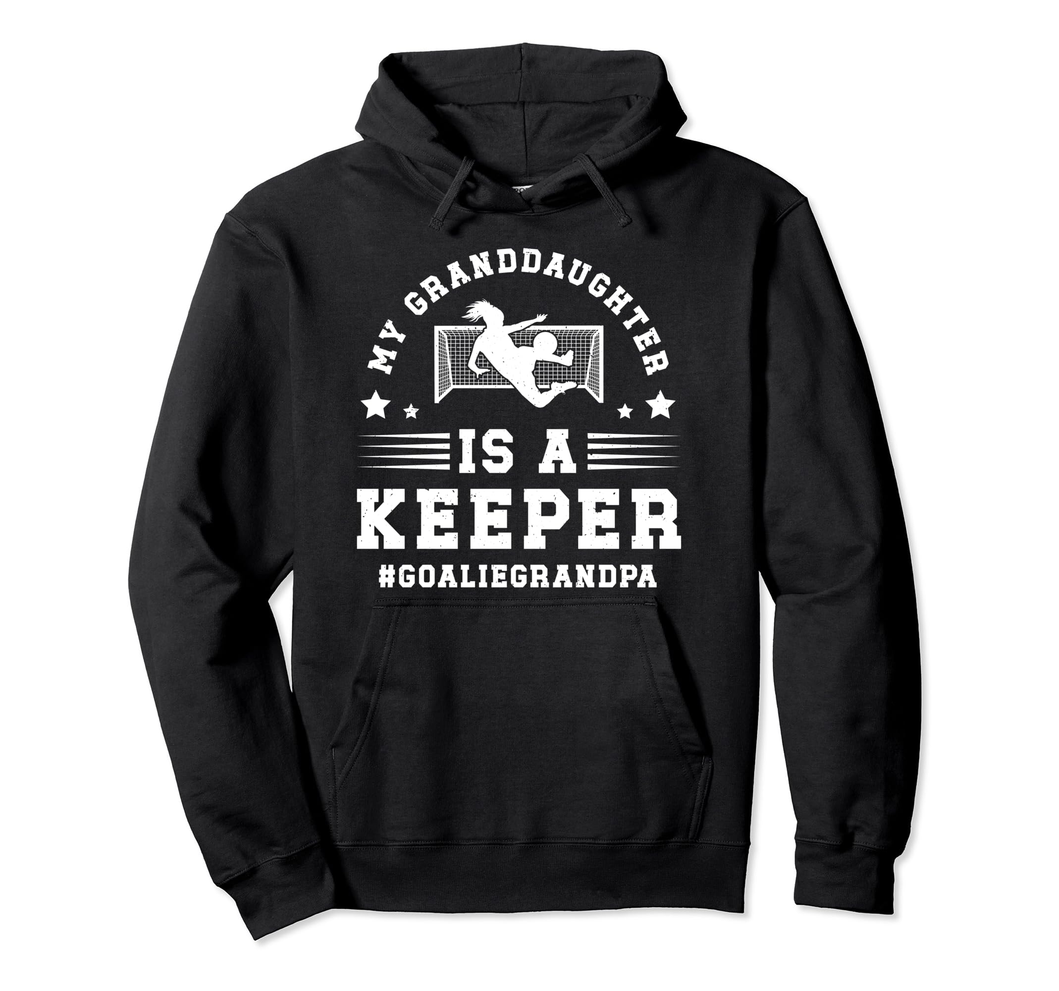 Soccer Goalie Grandpa Proud Soccer Hoodie - Graphic Print for Adults - T-Shirt, Sweatshirt, Hoodie