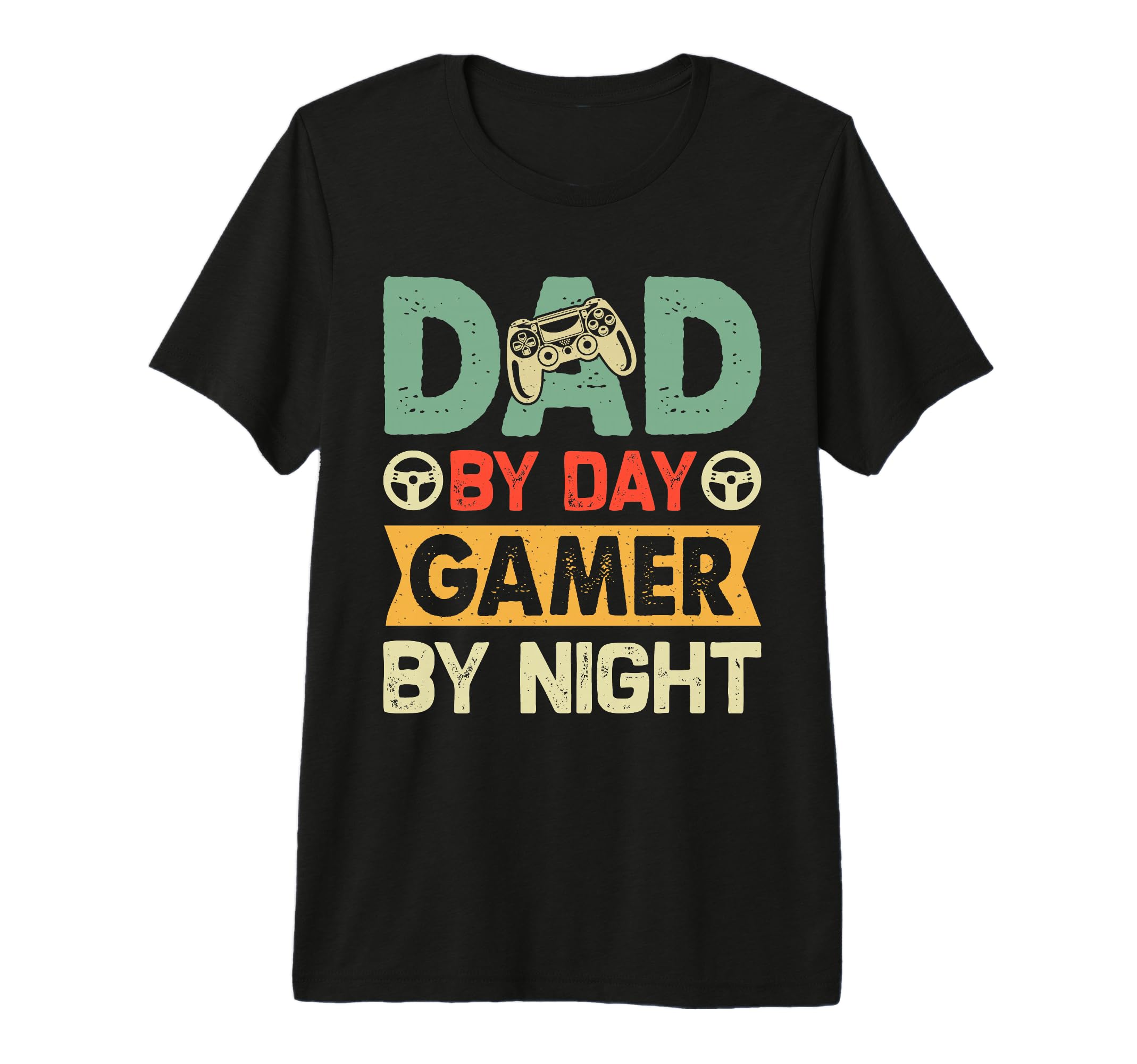 Dad Day Gamer Night Funny Fathers Day T-Shirt - Unique Graphic Unisex - T-Shirt, Sweatshirt, Hoodie