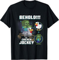 Behold The Chicken Jockey Zombie on Design - Adult & Kids T-Shirts, Sweatshirts & Hoodies apparel design preview 1