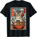 Cute Kawaii Gamer Cat Funny Ramen Retro Japanese - Adult & Kids T-Shirts, Sweatshirts & Hoodies apparel design preview 1