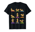 Golden Retriever Yoga Funny Dogs Yoga T-Shirt - Fun Novelty Design Unisex - T-Shirt, Sweatshirt, Hoodie