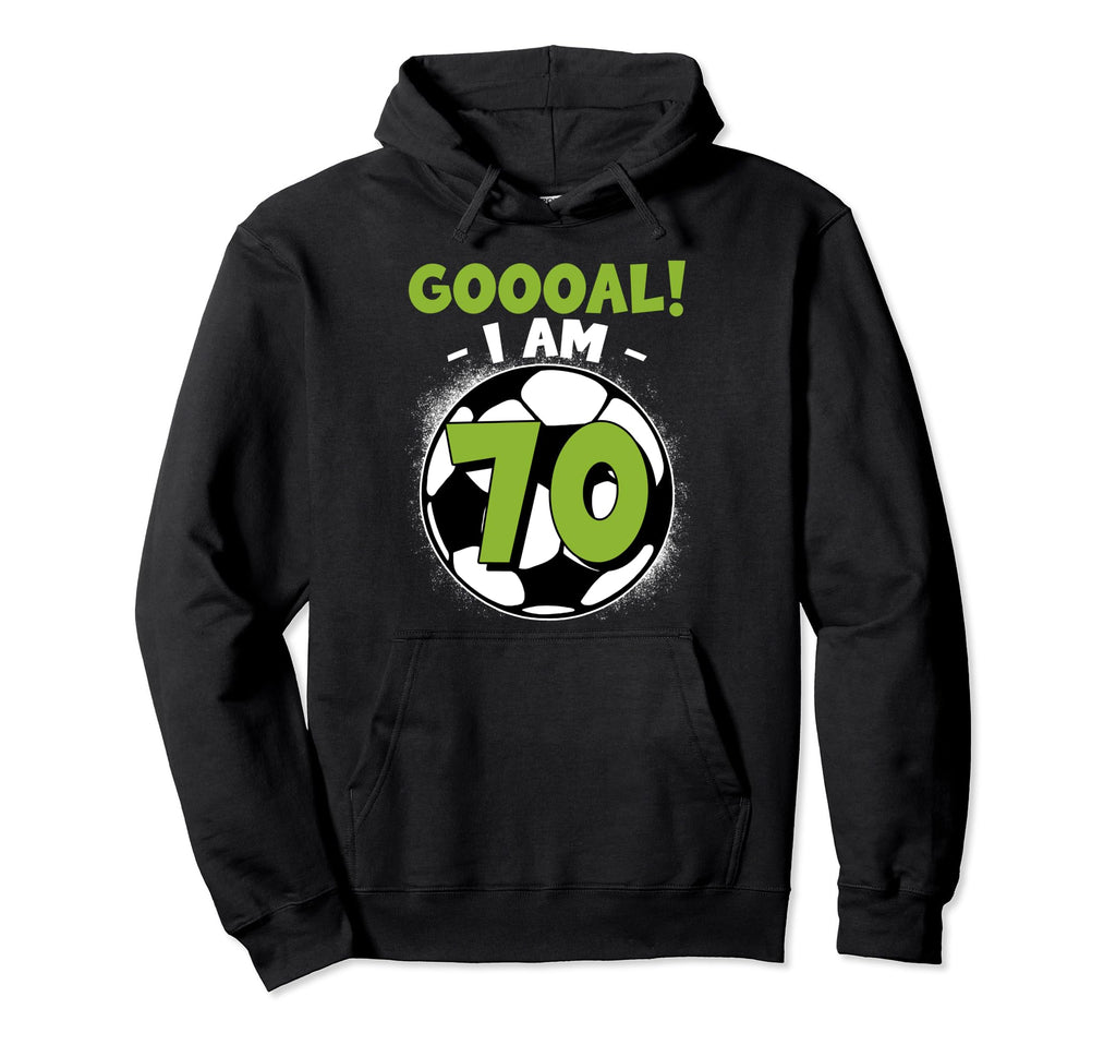 70 Year Old Birthday Soccer Themed 70Thb Hoodie - Unique Graphic Unisex - T-Shirt, Sweatshirt, Hoodie