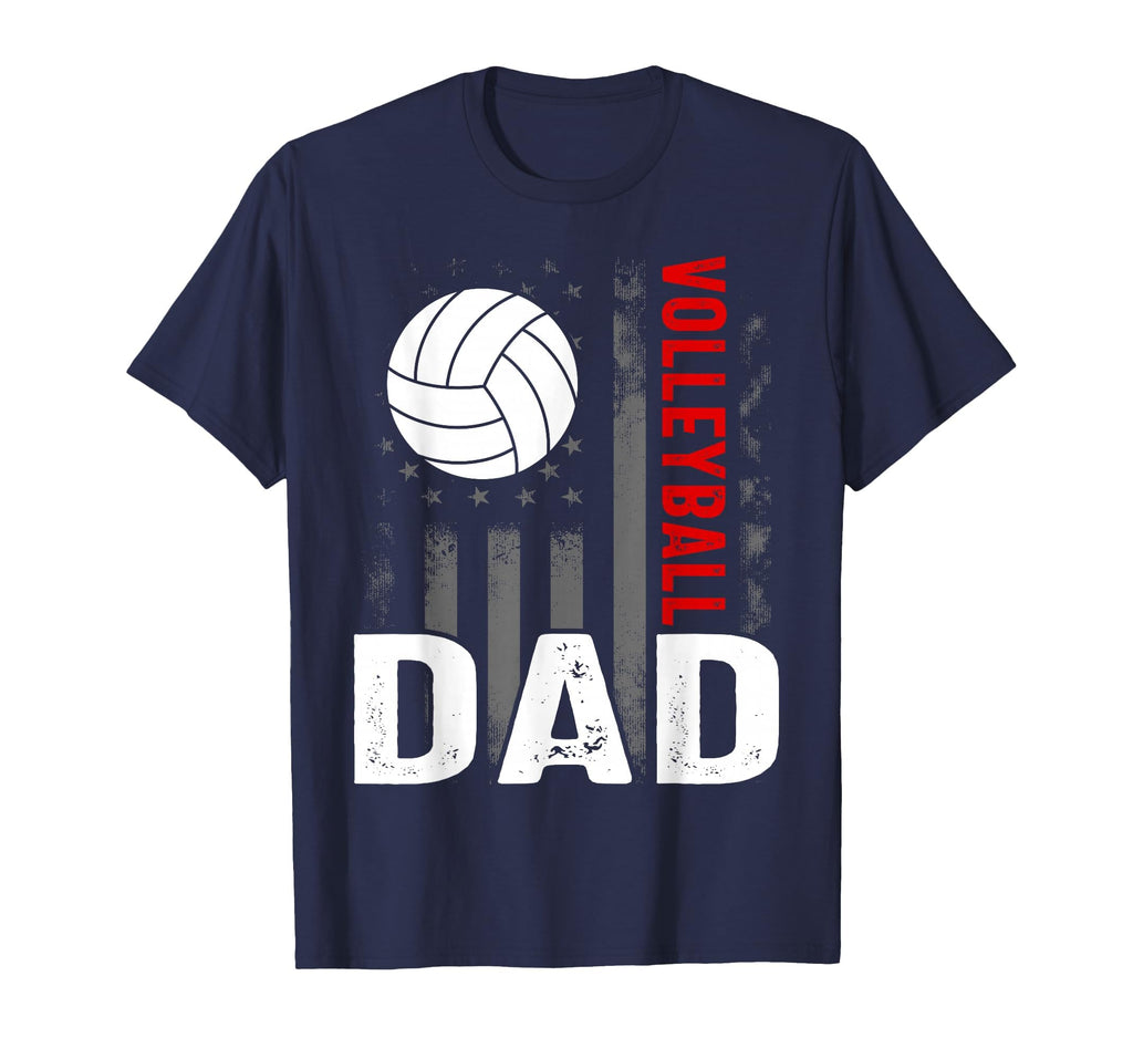 Volleyball Dad T-Shirt - Minimalist Print Men Women - T-Shirt, Sweatshirt, Hoodie