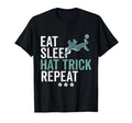 Eat Sleep Hat Trick Repeat T-Shirt - Casual Everyday Wear for Adults - T-Shirt, Sweatshirt, Hoodie