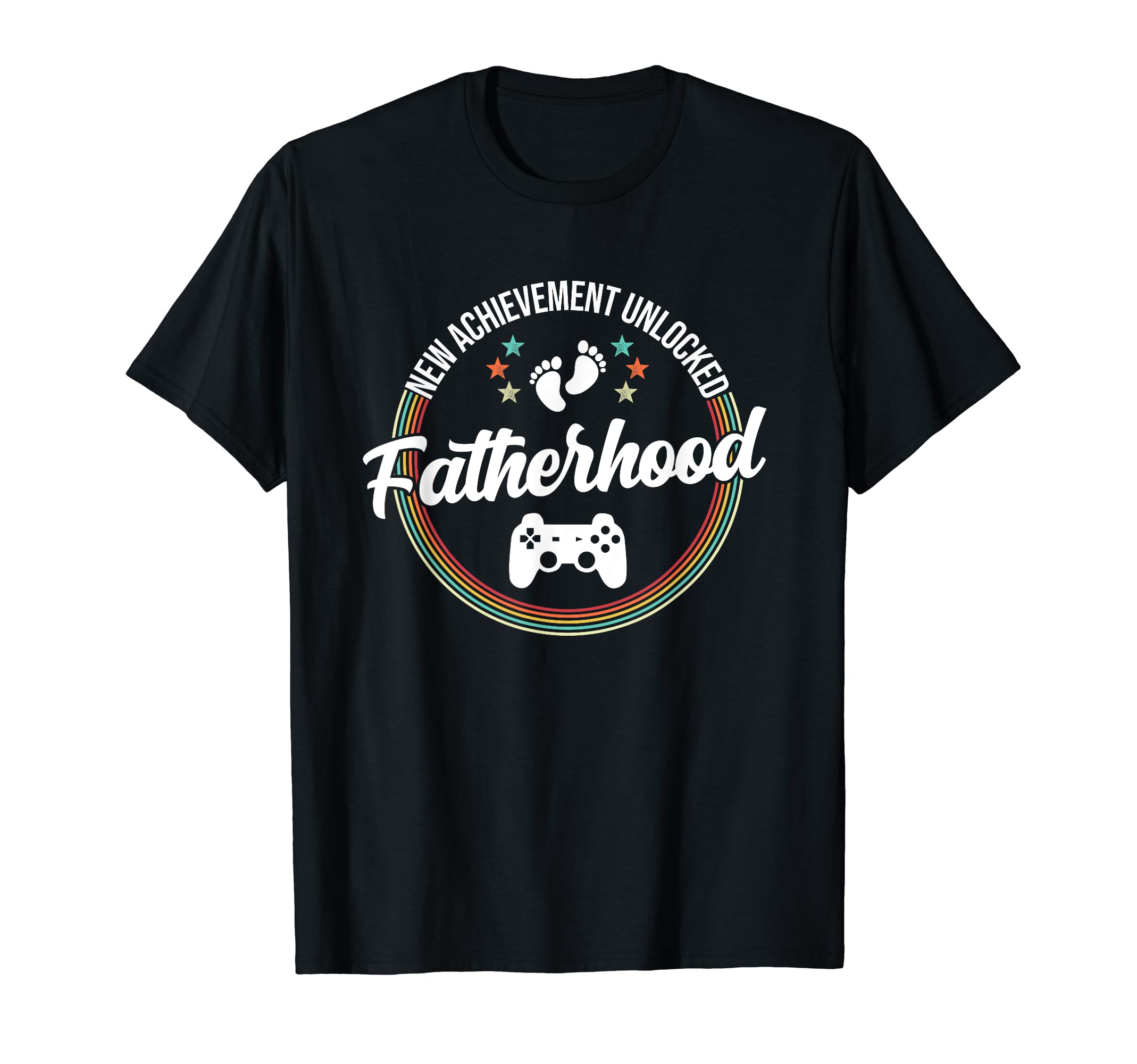 Achievement Unlocked Fatherhood Shower T-Shirt - Trendy Graphic for Adults - T-Shirt, Sweatshirt, Hoodie