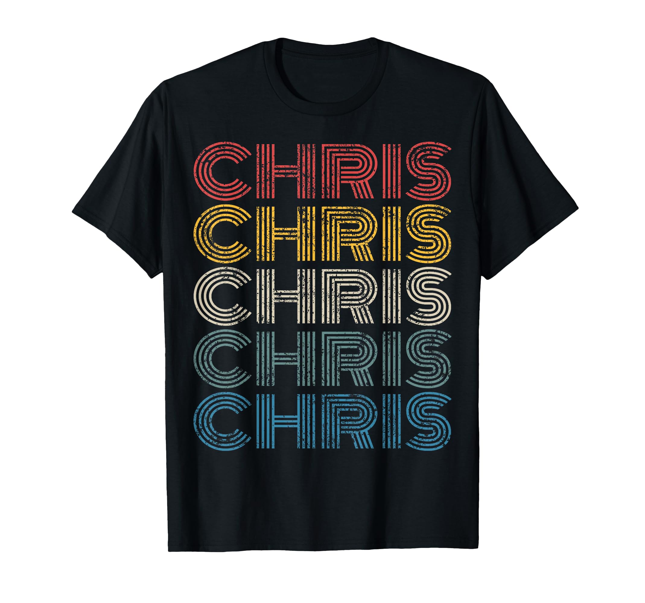 Love Heart Chris Grunge Black Chris T-Shirt - Custom Art Print Men Women - T-Shirt, Sweatshirt, Hoodie