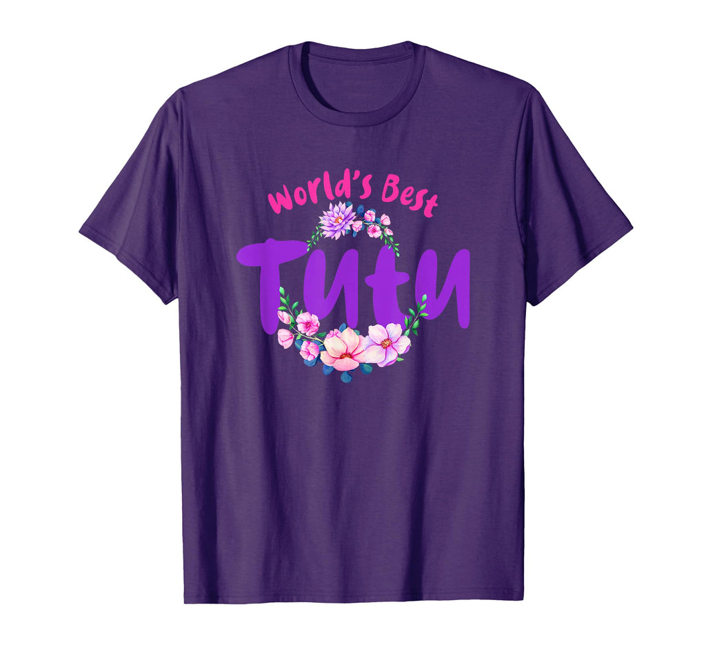 Worlds Best Tutu Grandma T-Shirt - Novelty Apparel Men Women - T-Shirt, Sweatshirt, Hoodie