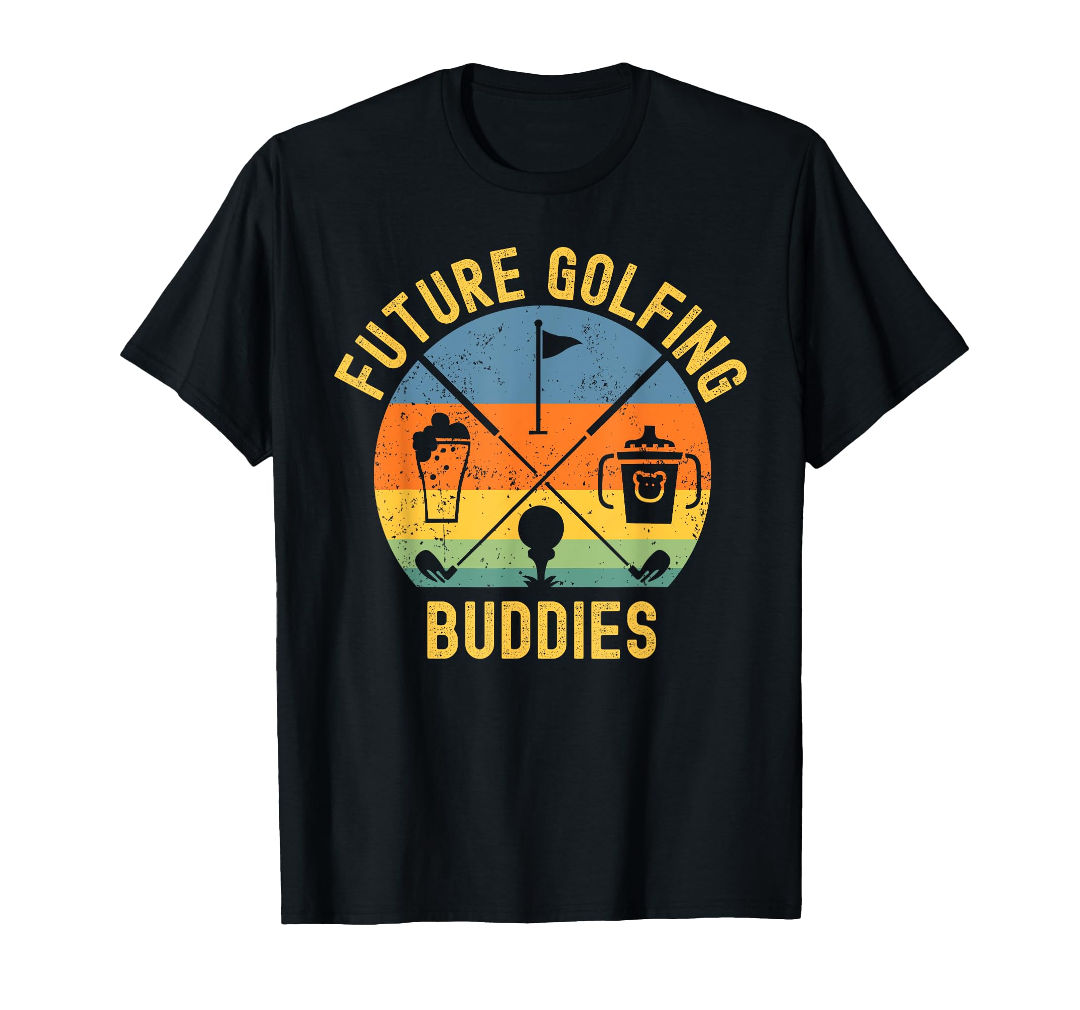Future Golfing Buddies Golf Dad Father T-Shirt - Minimalist Print Unisex - T-Shirt, Sweatshirt, Hoodie