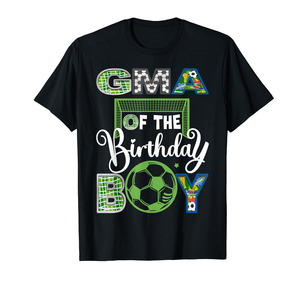 Gma Birthday Soccer Baller Birthday T-Shirt - Aesthetic Graphic Men Women - T-Shirt, Sweatshirt, Hoodie
