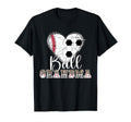 Ball Grandma Heart Soccer Baseball T-Shirt - Streetwear Style for Adults - T-Shirt, Sweatshirt, Hoodie