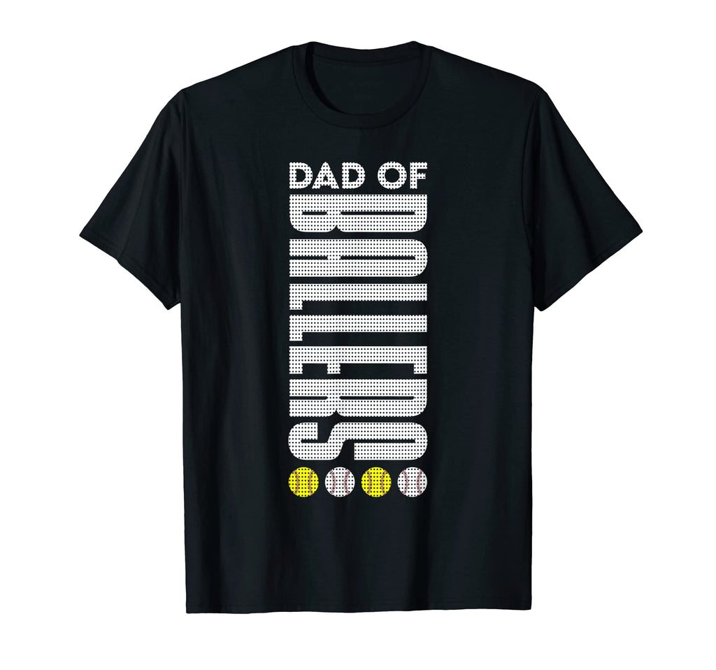 Dad Ballers Dad Baseball And Softball T-Shirt - Trendy Graphic for Adults - T-Shirt, Sweatshirt, Hoodie
