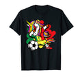 Dabbing Unicorn Senegal Soccer Fans Jersey T-Shirt - Graphic Print Unisex - T-Shirt, Sweatshirt, Hoodie