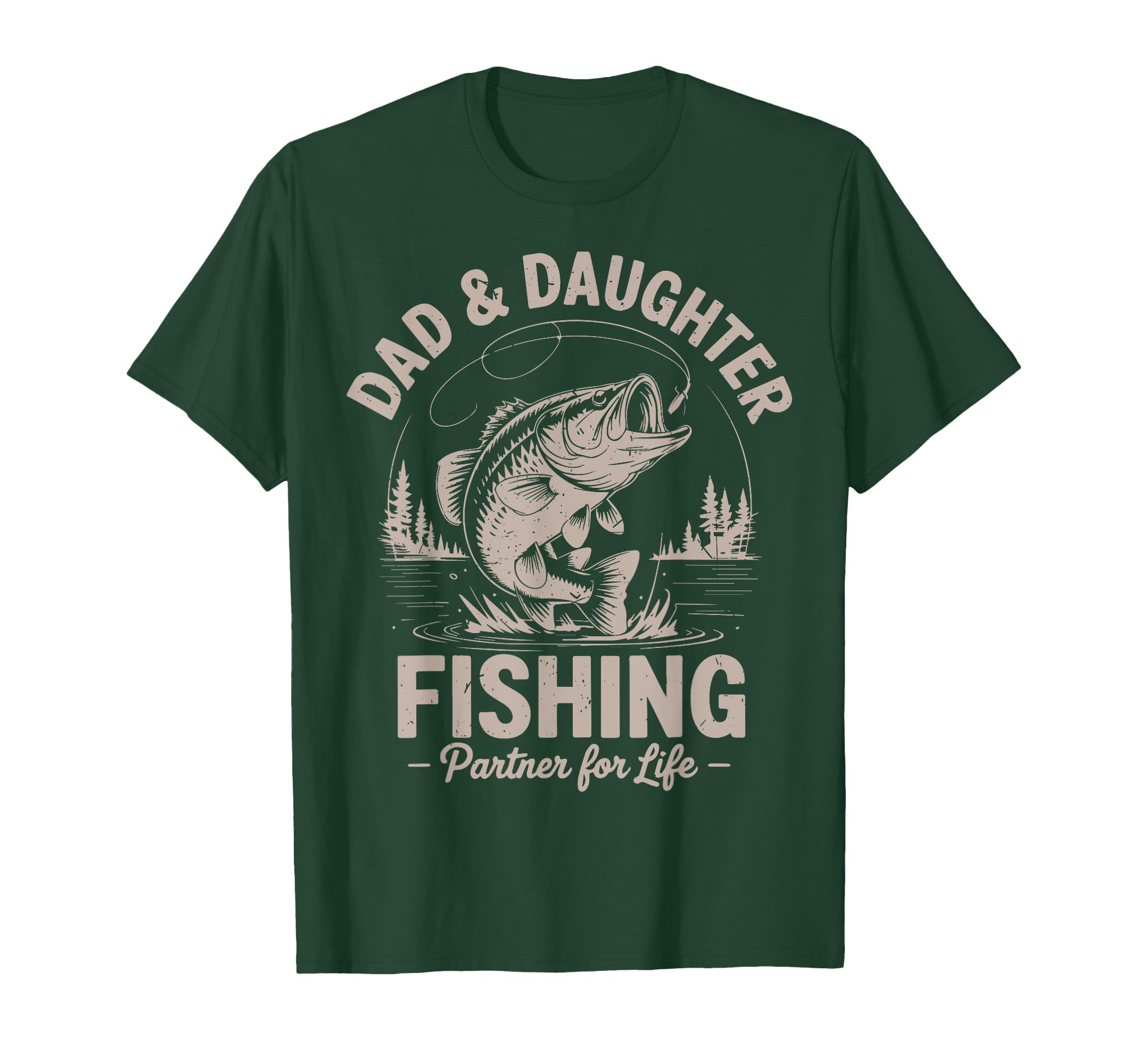 Father Day Dad Daughter Matching Fishing T-Shirt - Novelty Apparel Unisex - T-Shirt, Sweatshirt, Hoodie