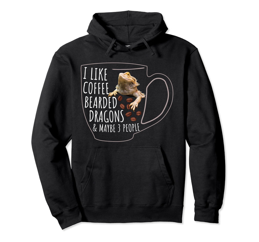 I Like Coffee Bearded Dragons And Hoodie - Aesthetic Graphic Men Women - T-Shirt, Sweatshirt, Hoodie