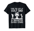 Dad And Daughter Golf Champions Finest T-Shirt - Custom Art Print Unisex - T-Shirt, Sweatshirt, Hoodie
