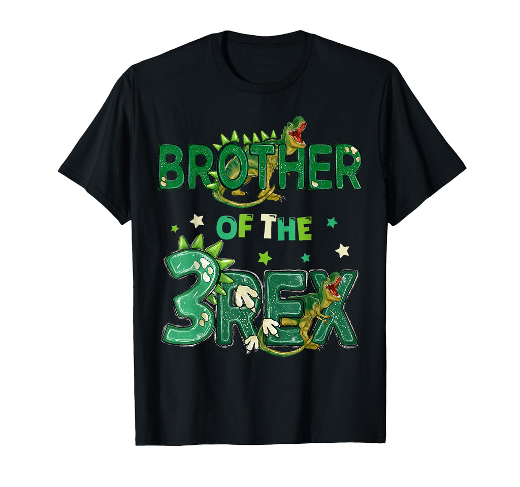 Brother Three Rex Birthday Dinosaur T-Shirt - Streetwear Style for Adults - T-Shirt, Sweatshirt, Hoodie