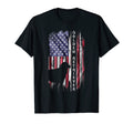 Usa American Flag Golden Retriever Lover T-Shirt - Graphic Print Unisex - T-Shirt, Sweatshirt, Hoodie