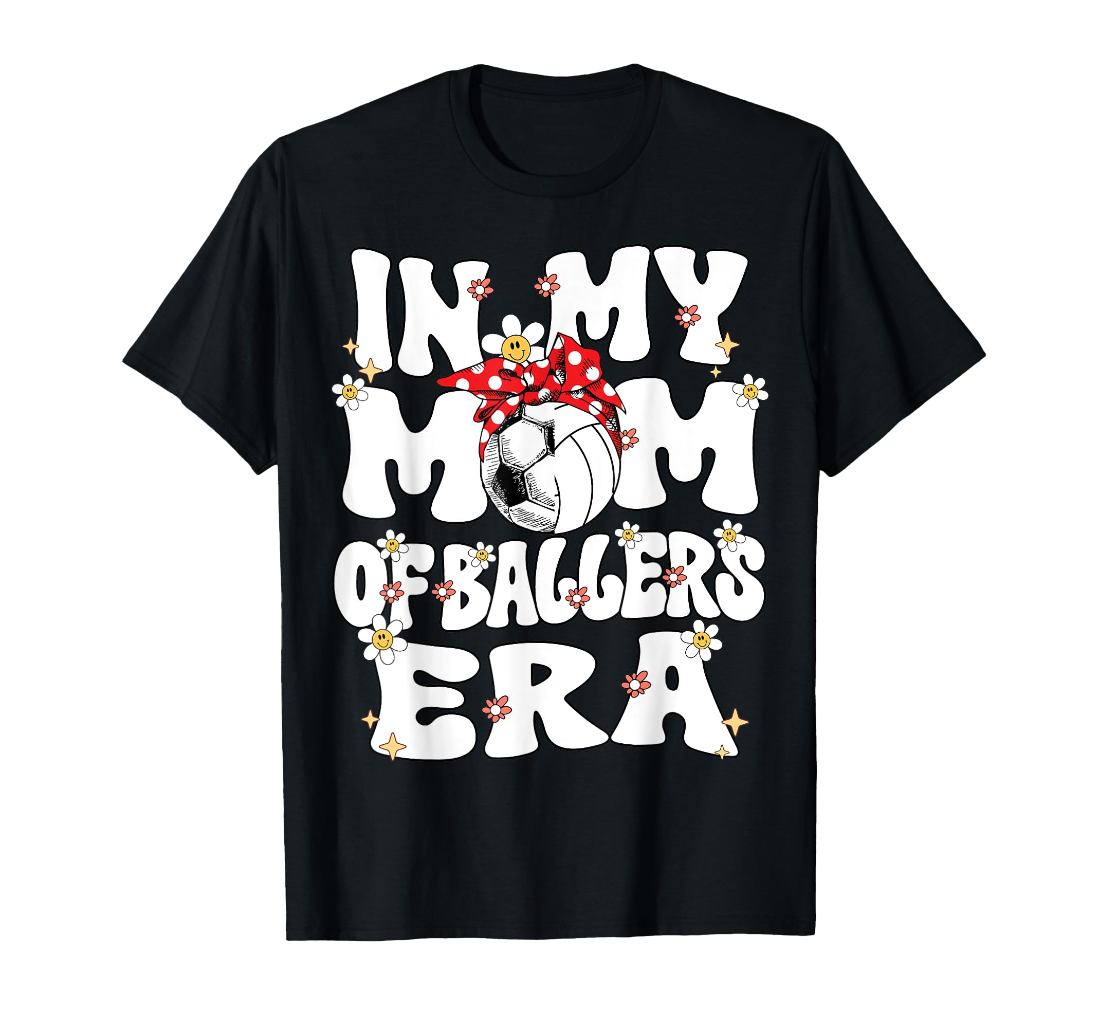My Mom Ballers Era Groovy Volleyball T-Shirt - Novelty Apparel Unisex - T-Shirt, Sweatshirt, Hoodie