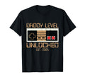Daddy Level Unlocked 2024 Future Gamer T-Shirt - Custom Art Print Unisex - T-Shirt, Sweatshirt, Hoodie