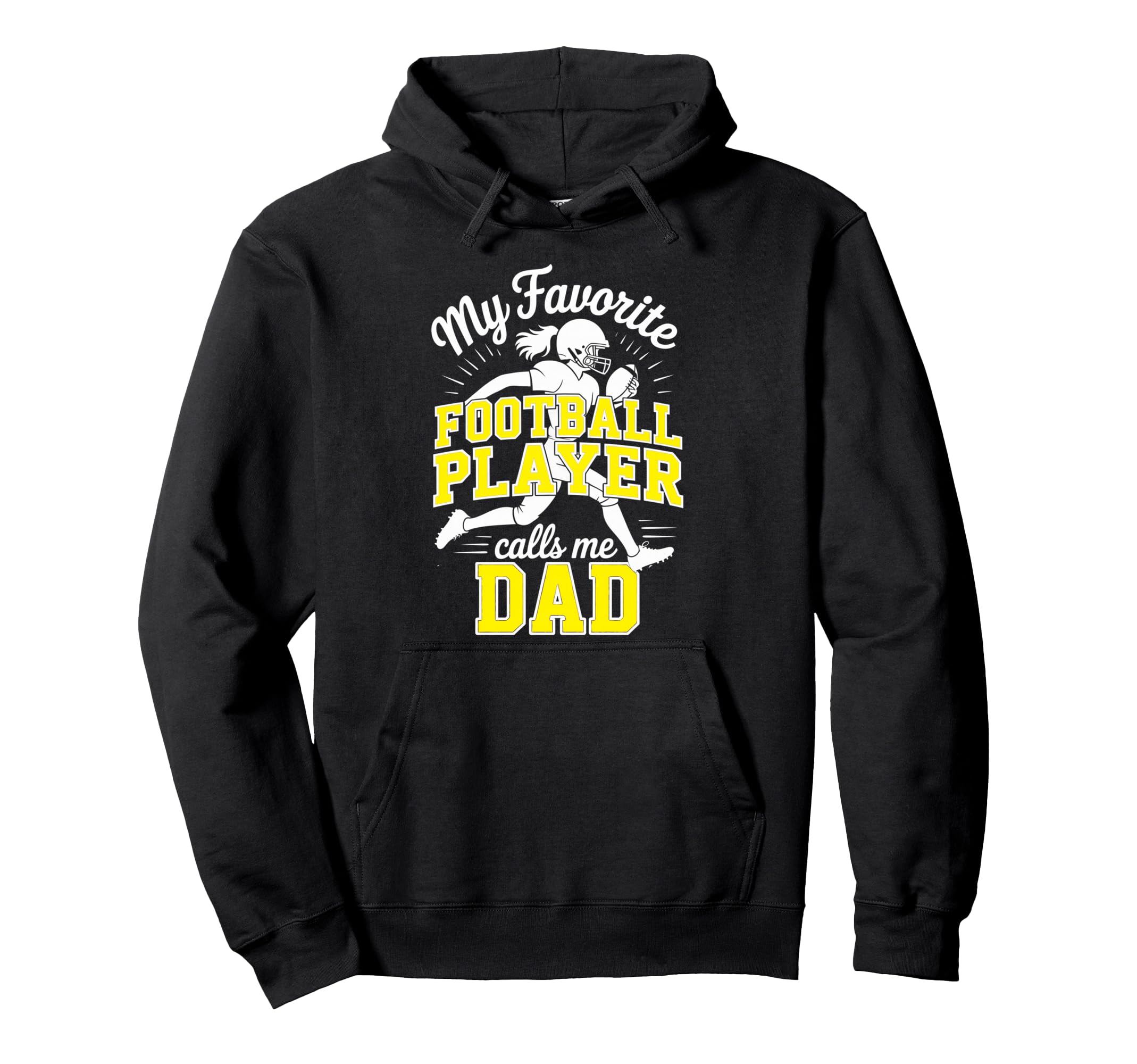 Favorite Football Player Calls Me Dad Hoodie - Trendy Graphic Men Women - T-Shirt, Sweatshirt, Hoodie