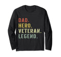 Veteran Dad Gifts Veteran Dad Sweatshirt - Minimalist Print Men Women - T-Shirt, Sweatshirt, Hoodie