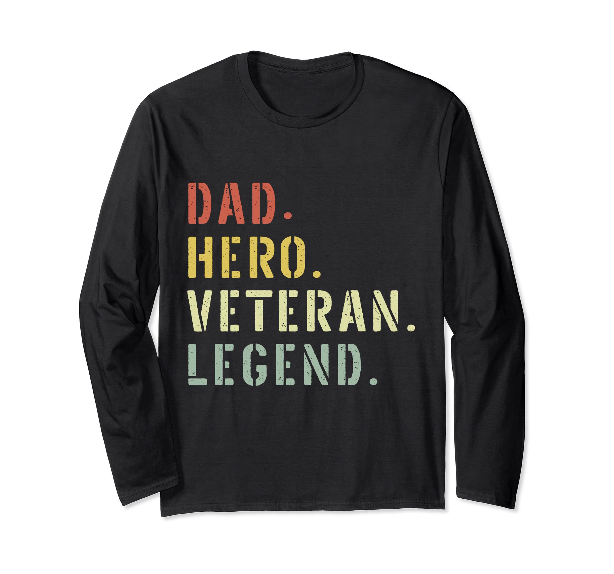 Veteran Dad Gifts Veteran Dad Sweatshirt - Minimalist Print Men Women - T-Shirt, Sweatshirt, Hoodie