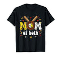 Mom Both Game Day Baseball Softball T-Shirt - Fun Novelty Design Unisex - T-Shirt, Sweatshirt, Hoodie