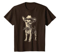 Chihuahua Wearing Cowboy Hat Funny T-Shirt - Trendy Graphic Men Women - T-Shirt, Sweatshirt, Hoodie