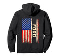 Ford Last Name Ford Name American Flag Hoodie - Novelty Apparel for Adults - T-Shirt, Sweatshirt, Hoodie
