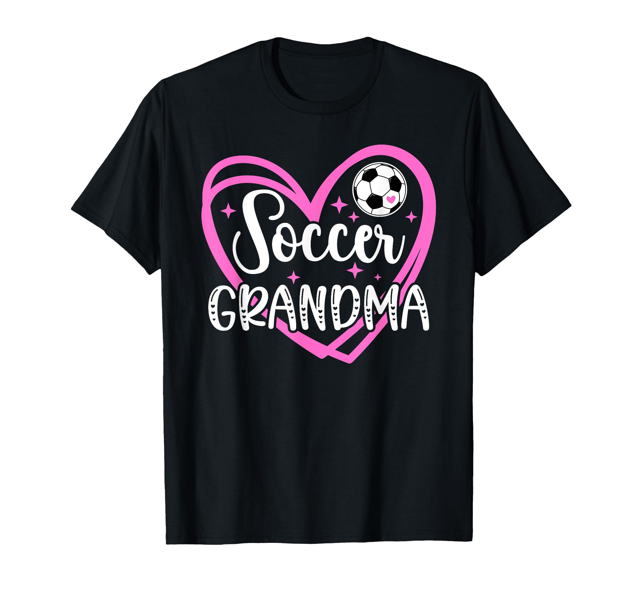 Soccer Grandma Heart Grandma Soccer T-Shirt - Novelty Apparel Men Women - T-Shirt, Sweatshirt, Hoodie