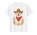 Labrador Retriever Cowboy Dog Western T-Shirt - Trendy Graphic for Adults - T-Shirt, Sweatshirt, Hoodie