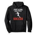 Just Who Loves Soccer Hoodie - Custom Art Print Men Women - T-Shirt, Sweatshirt, Hoodie