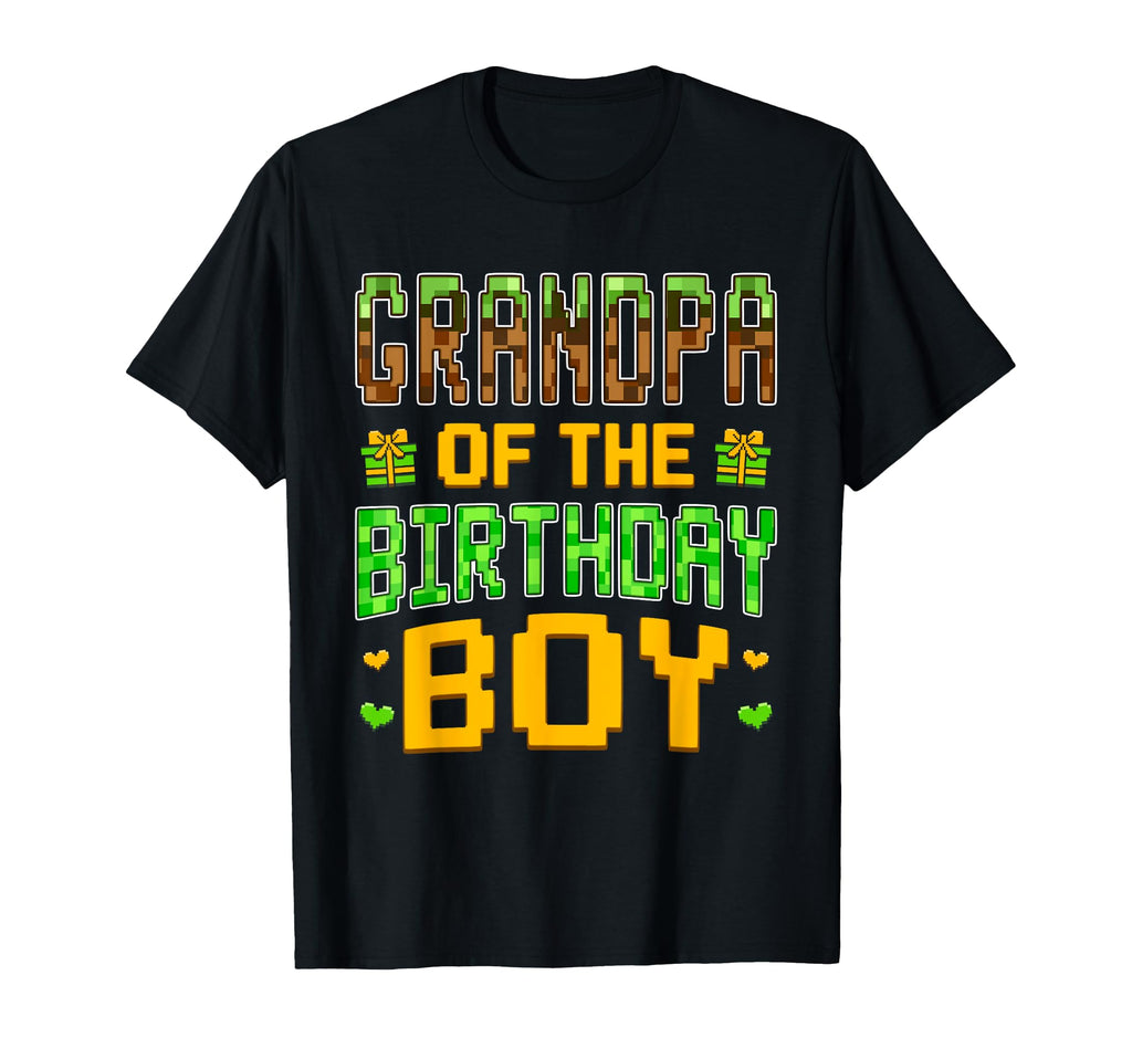 Grandpa Birthday Video Gamer Birthday T-Shirt - Trendy Graphic for Adults - T-Shirt, Sweatshirt, Hoodie