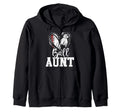 Ball Aunt Heart Baseball Soccer Sweatshirt - Custom Art Print for Adults - T-Shirt, Sweatshirt, Hoodie