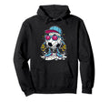 Soccer Ball Melting Ice Cream Drip Hoodie - Trendy Graphic for Adults - T-Shirt, Sweatshirt, Hoodie