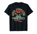 Mens Level Completed Papa 2023 Gamer New T-Shirt - Custom Art Print Unisex - T-Shirt, Sweatshirt, Hoodie