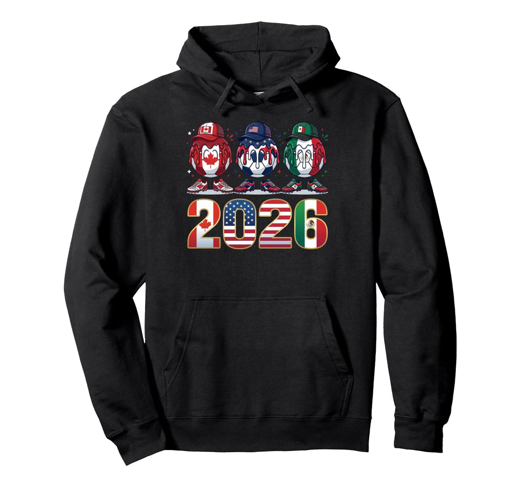 Soccer Soccer Fans Hoodie - Casual Everyday Wear Men Women - T-Shirt, Sweatshirt, Hoodie