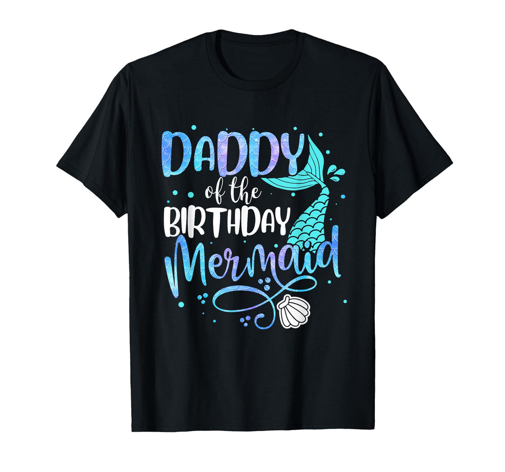 Daddy Birthday Mermaid Family Matching T-Shirt - Graphic Print Unisex - T-Shirt, Sweatshirt, Hoodie