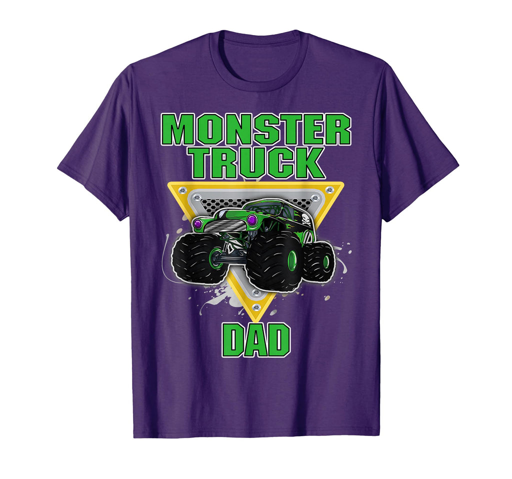 Monster Truck Dad Truck Dad Daddy Lovers T-Shirt - Novelty Apparel Unisex - T-Shirt, Sweatshirt, Hoodie