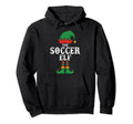 Soccer Elf Pajama Family Matching Hoodie - Fun Novelty Design Men Women - T-Shirt, Sweatshirt, Hoodie