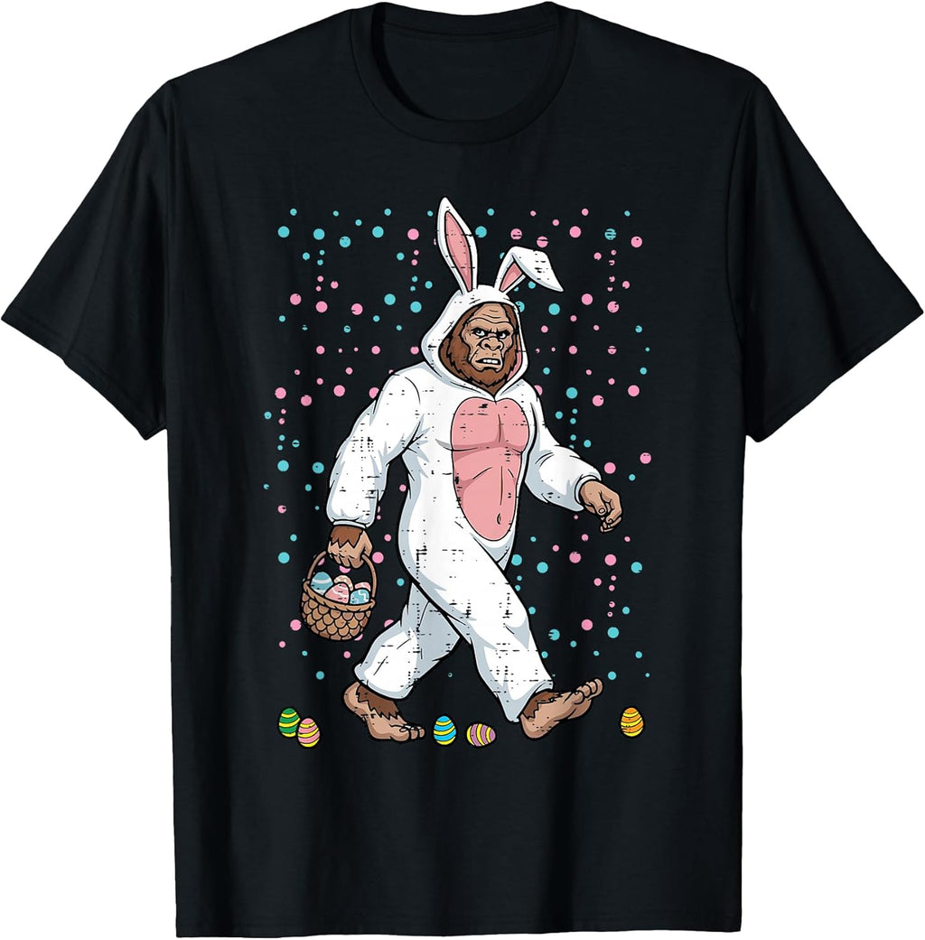 Bigfoot Easter Bunny Costume Funny Sasquatch Men - Adult & Kids T-Shirts, Sweatshirts & Hoodies apparel design preview 1
