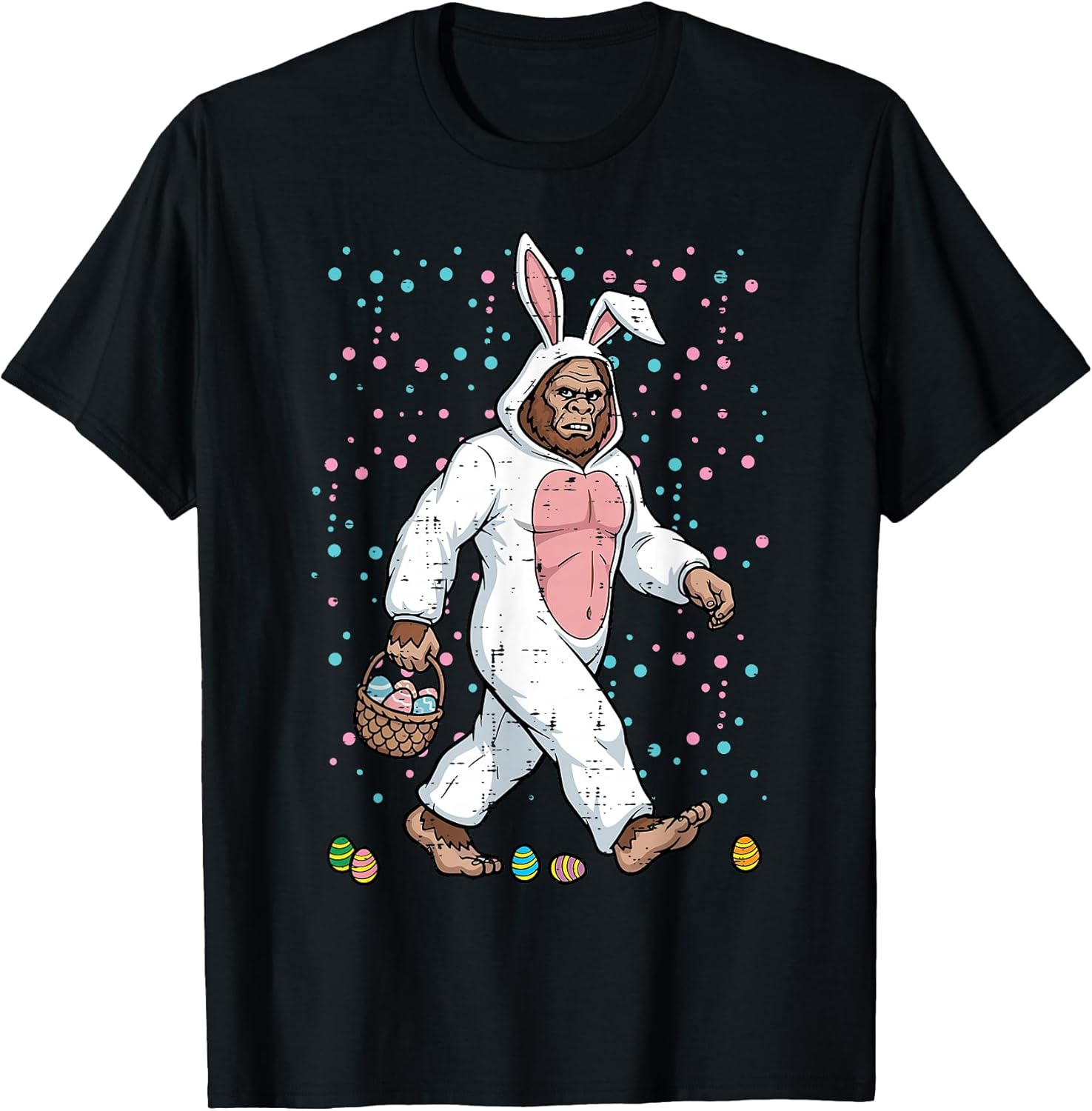 Bigfoot Easter Bunny Costume Funny Sasquatch Men - Adult & Kids T-Shirts, Sweatshirts & Hoodies apparel design preview 1