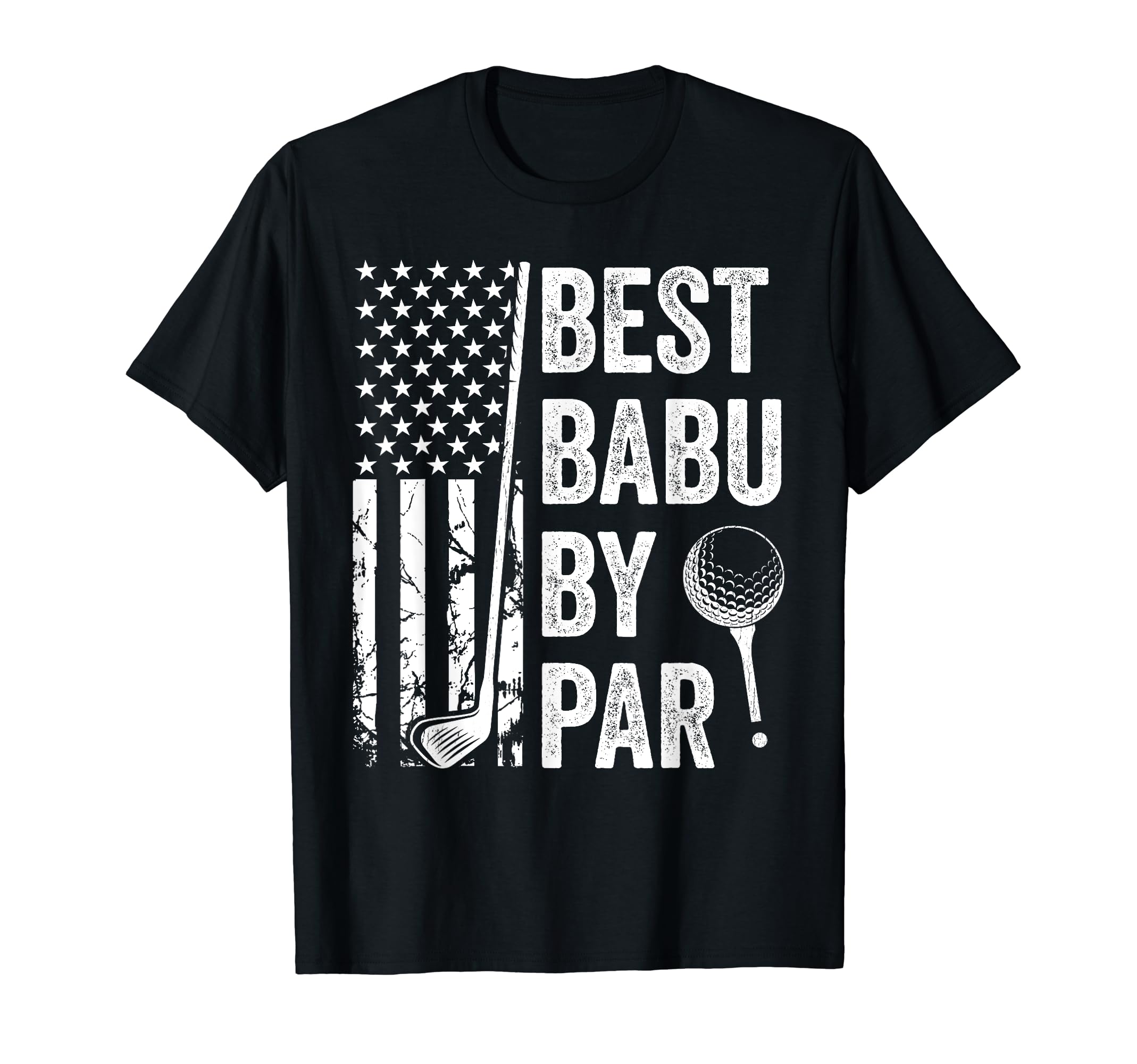 Best Babu Par Usa Flag Golf Fathers T-Shirt - Aesthetic Graphic Men Women - T-Shirt, Sweatshirt, Hoodie
