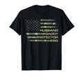 Husband Daddy Protector Hero Fathers T-Shirt - Aesthetic Graphic Men Women - T-Shirt, Sweatshirt, Hoodie