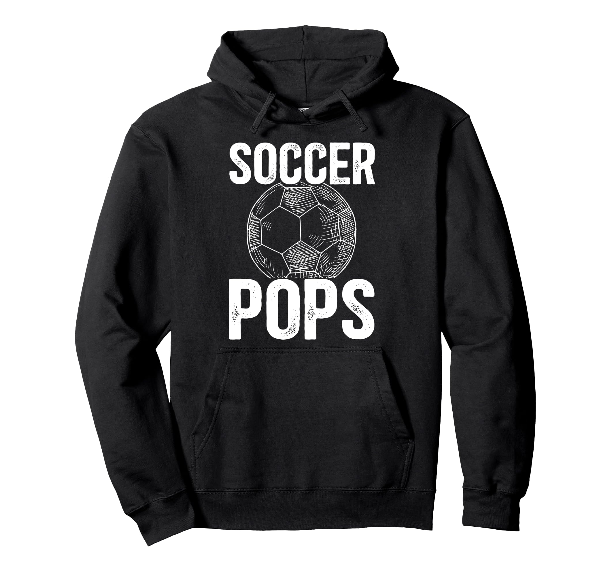 Soccer Pops Grandpa Pops Soccer Player Hoodie - Novelty Apparel for Adults - T-Shirt, Sweatshirt, Hoodie